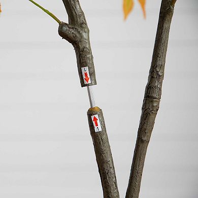 nearly natural 5 ft. Autumn Maple Artificial Fall Tree
