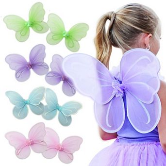 8 Pack Fairy Wings, Girls' Fairy Angel, Butterfly Wing, Multicolor