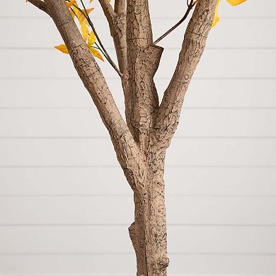 nearly natural 9 ft. Autumn Maple Artificial Fall Tree