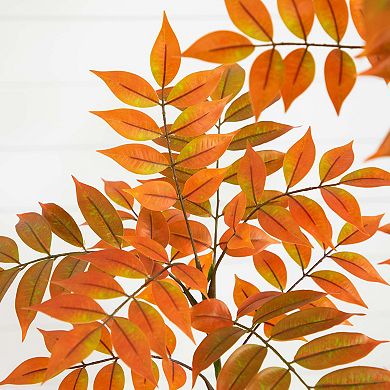 nearly natural 5-ft. Autumn Minimalist Sumac Artificial Tree