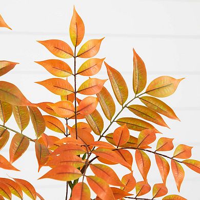 nearly natural 4-ft. Autumn Minimalist Sumac Artificial Tree