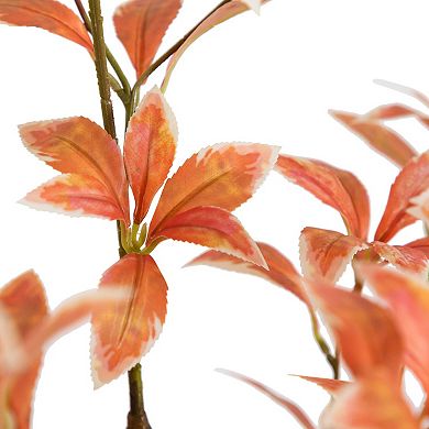 nearly natural 4.5 ft. Autumn Pieris Artificial Fall Tree