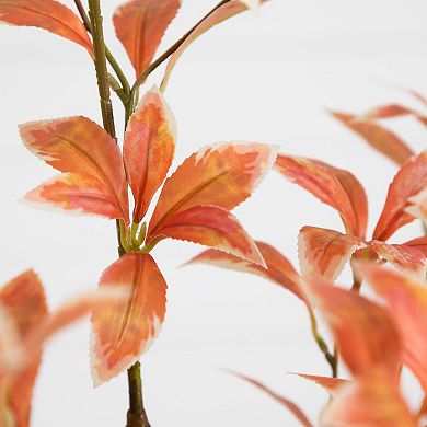 nearly natural 4.5 ft. Autumn Pieris Artificial Fall Tree