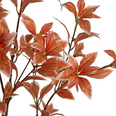 nearly natural 6-ft. Autumn Artificial Pieris Tree Floor Decor