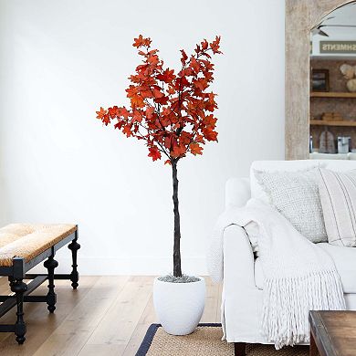 nearly natural 5-ft. Autumn Rustic Maple Artificial Tree