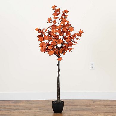 nearly natural 5-ft. Autumn Rustic Maple Artificial Tree