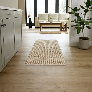 Miryana Cotton and Jute Handloom Area Rug or Throw Rug