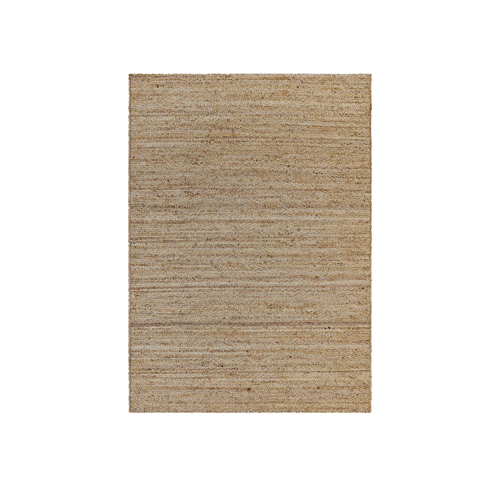 Miryana Jute Braided Area Rug or Throw Rug, Natural