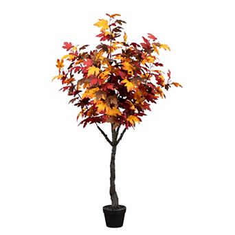 nearly natural 5-ft. Autumn Smoky Maple Artificial Tree