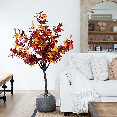 nearly natural 5-ft. Autumn Smoky Maple Artificial Tree
