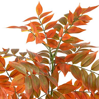 nearly natural 5-ft. Autumn Artificial Sumac Tree Floor Decor