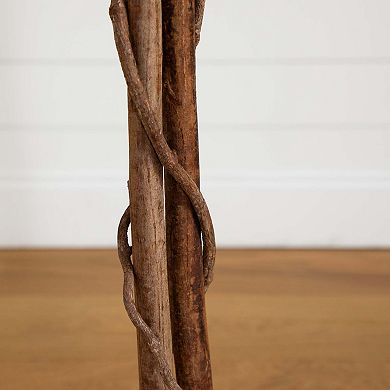 nearly natural 5-ft. Autumn Artificial Vibrant Maple Tree Floor Decor