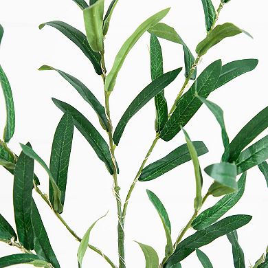 nearly natural 23-in. LED Artificial Olive Branch Stems Trio