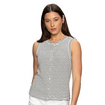 Women's Modern Supply by Sanctuary Sleeveless Button Shell Tank Top