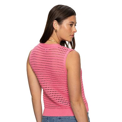 Women's Modern Supply by Sanctuary Textured Sleeveless Cardigan
