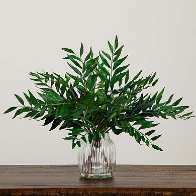 nearly natural 19-in. Palmate Fern Arrangement