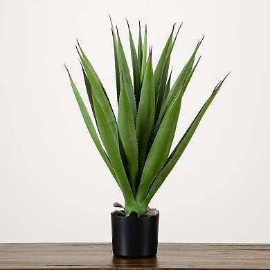 nearly natural 28-in. Artificial Agave Plant