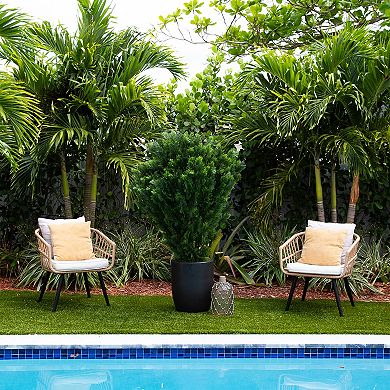 nearly natural 5-ft. UV Resistant Artificial Cedar Bush (Indoor/Outdoor)