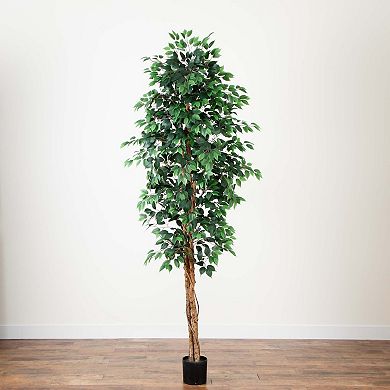nearly natural 9 ft. Artificial Fichus Tree
