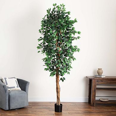 nearly natural 9 ft. Artificial Fichus Tree
