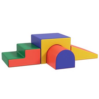 Soozier 4 pc Climb And Crawl Activity Play Set Soft Secure Foam Playset