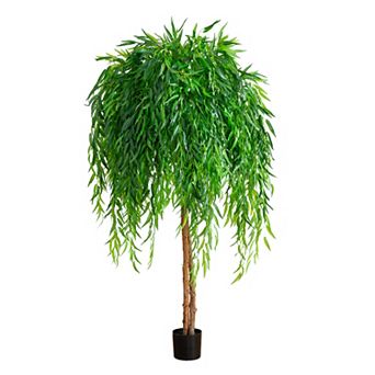 nearly natural 6 ft. Willow Artificial Tree