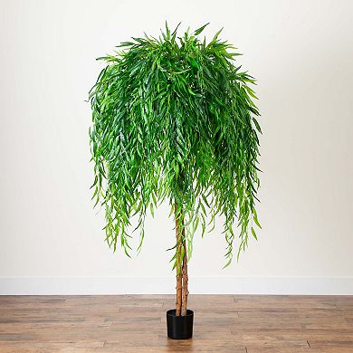 nearly natural 6 ft. Willow Artificial Tree