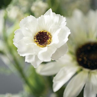 Haven Living 16.5-in. Artificial Sunflower & Berry Candle Ring