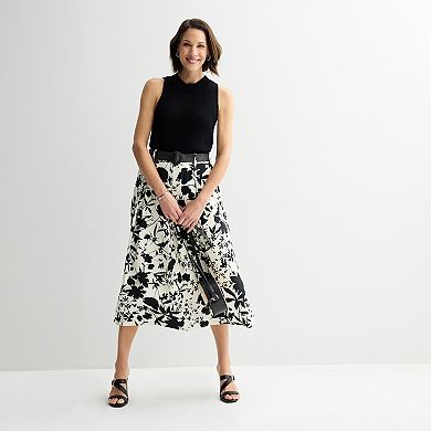Women's Laurel Grey Belted Maxi Skirt