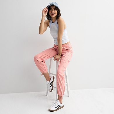 Juniors' Project Indigo Cargo Pocket Pants