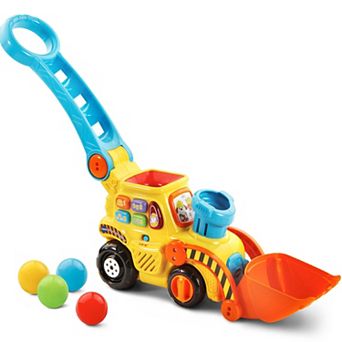 VTech Pop-a-Balls Push & Pop Bulldozer Toy