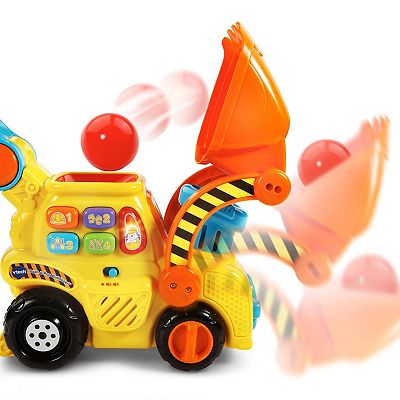 Amazon.com: VTech Pop-a-Balls Push and Pop Bulldozer, Red
