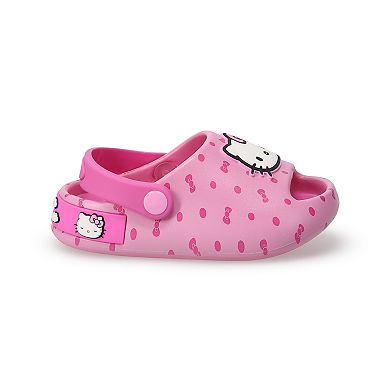 Hello Kitty Toddler Girls Comfort Slide Sandals