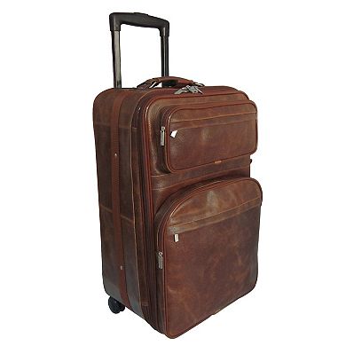 AmeriLeather 2-pc. Leather Traveler Luggage Set
