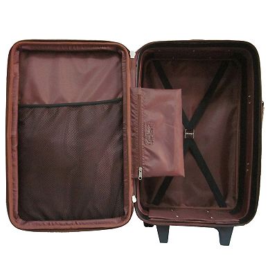 AmeriLeather 2-pc. Leather Traveler Luggage Set