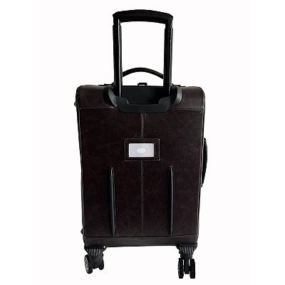 AmeriLeather 3 pc. Chestnut Leather Traveler Luggage Set