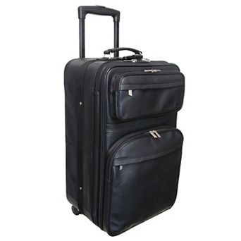 AmeriLeather 26-Inch Expandable Softside Rolling Luggage