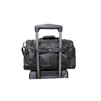 AmeriLeather Leather Duffel Sports Bag