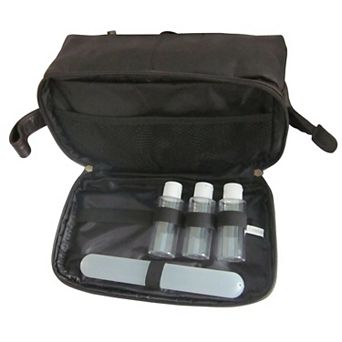 AmeriLeather Toiletry Bag with Accessories