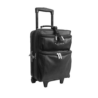 AmeriLeather Black Leather Novix Garment Bag