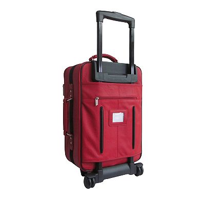AmeriLeather Rozanne Leather 23-in. Expandable Wheeled Luggage