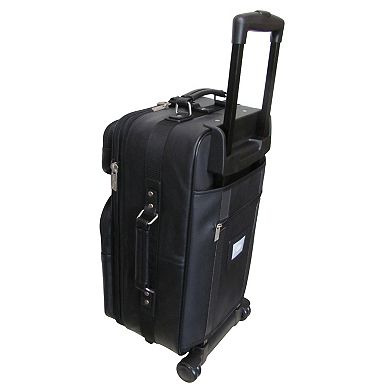 AmeriLeather Rozanne Leather 23-in. Expandable Wheeled Luggage