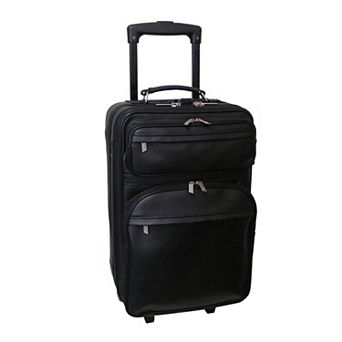 AmeriLeather Rozanne Leather 23 in Expandable Wheeled Luggage