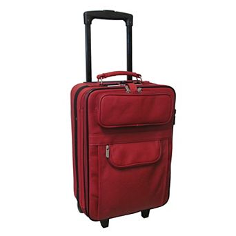 AmeriLeather Rozanne Leather 23 in Expandable Wheeled Luggage