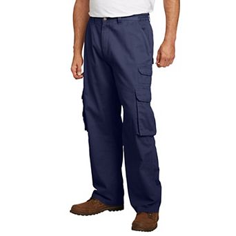 Boulder Creek by KingSize Men's Big & Tall Ranger Side-Elastic Stacked Cargo Pocket Pants