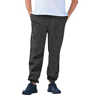 KingSize Men's Big & Tall Fleece Elastic Cuff Sweatpants