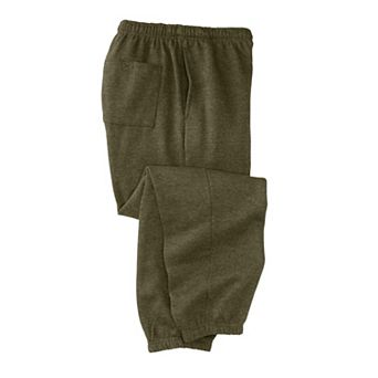 KingSize Men's Big & Tall Fleece Elastic Cuff Sweatpants