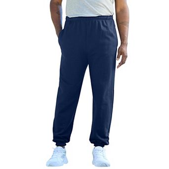 KingSize Men's Big & Tall Fleece Elastic Cuff Sweatpants