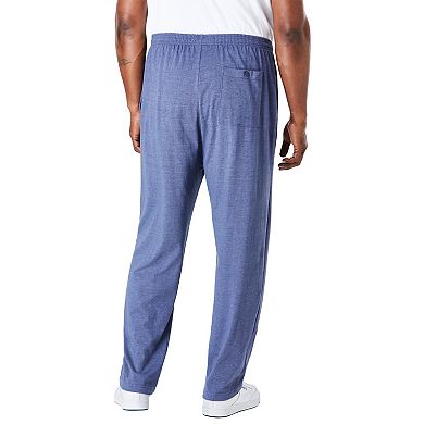 KingSize Men's Big & Tall Lightweight Jersey Open-Bottom Sweatpants