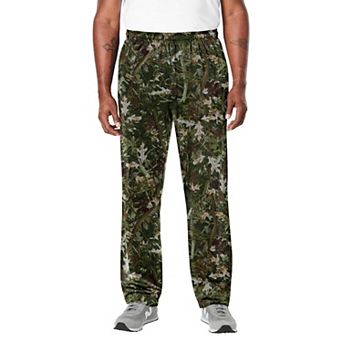 KingSize Men's Big & Tall Lightweight Jersey Open-Bottom Sweatpants